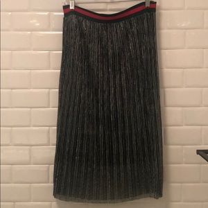 Silver skirt